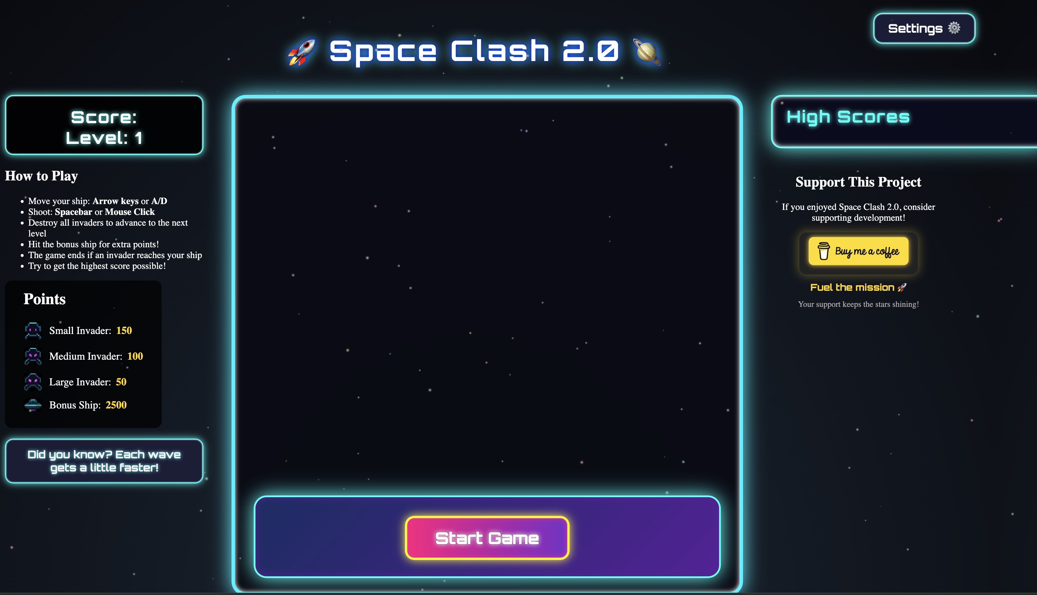 Space Clash 2.0